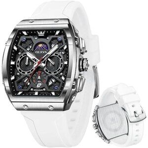 ⚡Watches for Men Waterproof Analog Quartz Chronograph Business Casual Dress